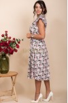 Rochie Luisa din bumbac, cu captuseala si curea